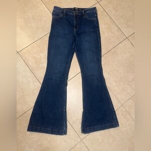 Hollister Blue Flare Wide Leg Jeans Timeless Style